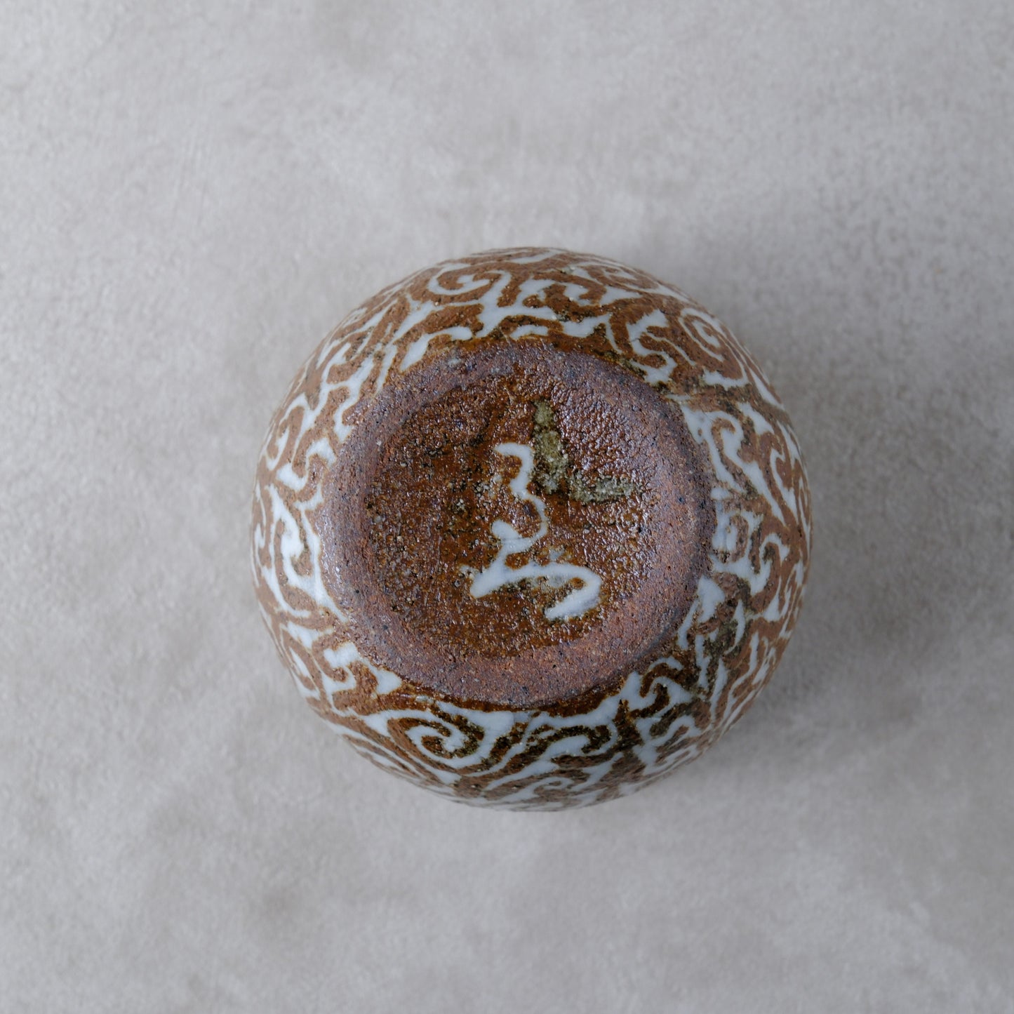 湯呑み小 象嵌唐草文 - 益子焼 - 01 | 松原 直之