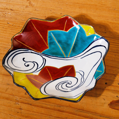 色絵向付 竜田川図（清水焼・乾山写） | 宮本 博