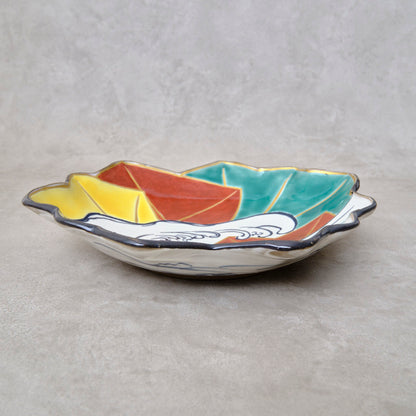 色絵向付 竜田川図（清水焼・乾山写） | 宮本 博