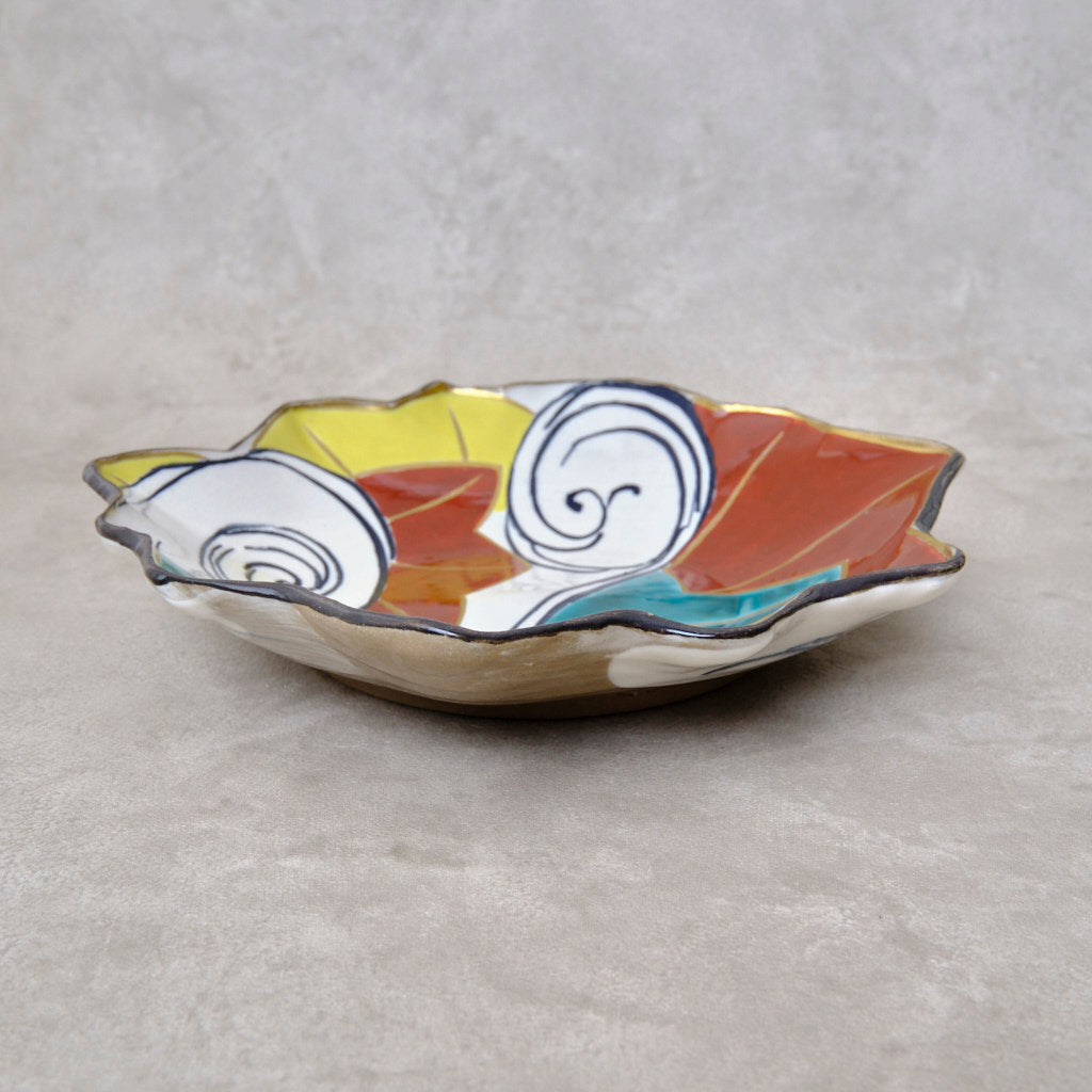 色絵向付 竜田川図（清水焼・乾山写） | 宮本 博