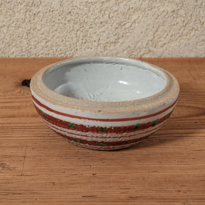 蓋物・小物入れ 赤絵 - 益子焼 - 01 | 松原 直之