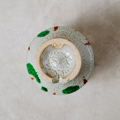 湯呑み 大 鉄絵・赤絵 唐草文 - 益子焼 - 03 | 松原 直之