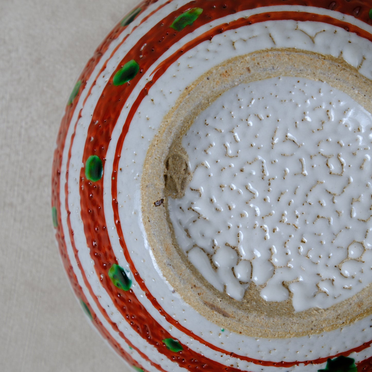 蓋物・小物入れ 赤絵 - 益子焼 - 01 | 松原 直之