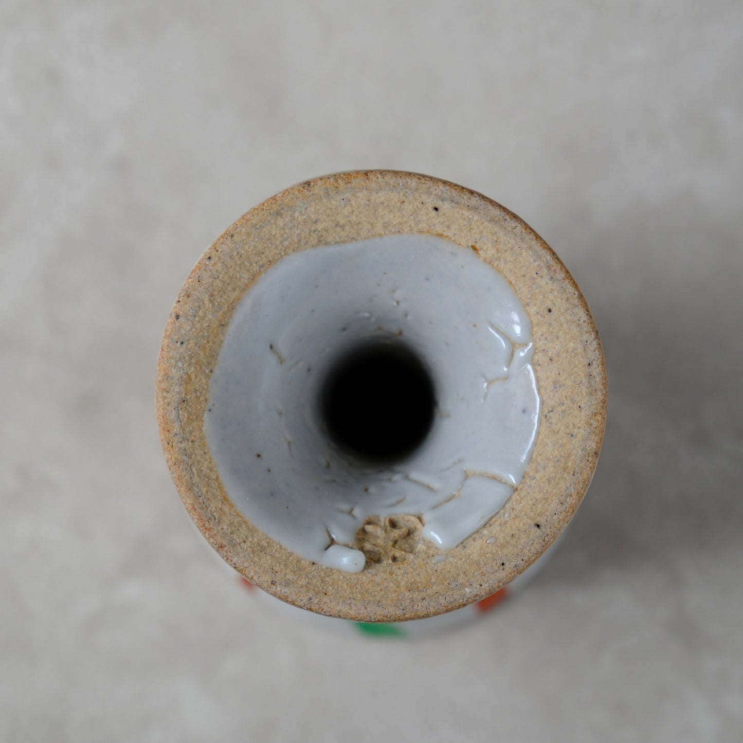 ゴブレット 鉄絵・赤絵 唐草文 - 益子焼 - 03 | 松原 直之