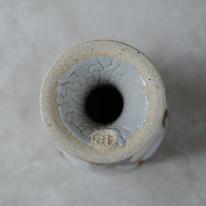 ゴブレット 鉄絵 唐草文 - 益子焼 - 01 | 松原 直之