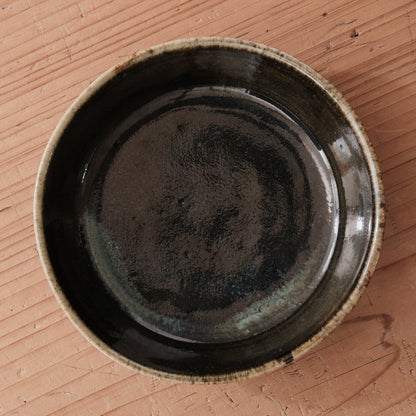 [ 村澤 享 ] 5寸中鉢・ボウル 青銅釉 - 益子焼