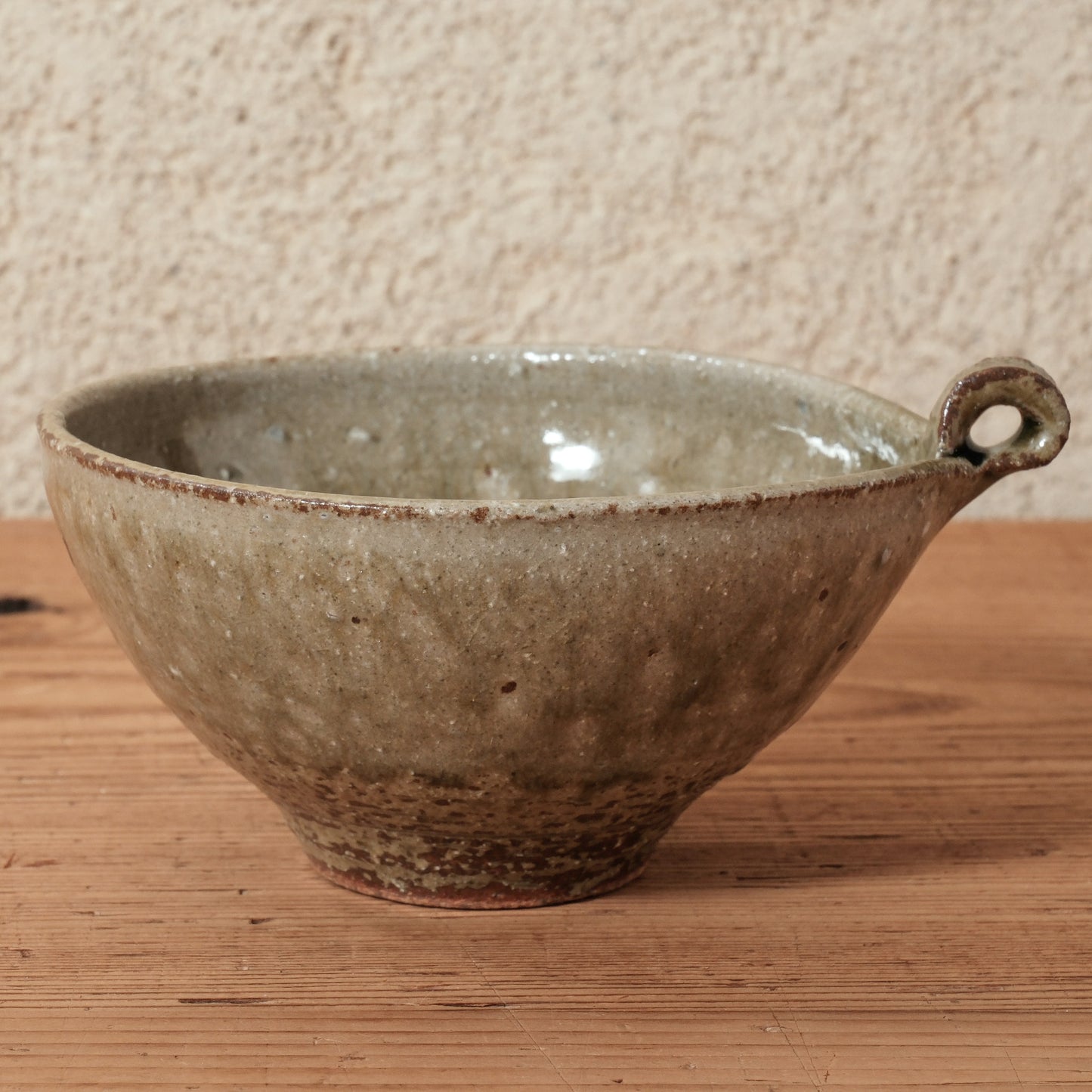 [ 田尾 明子 ] 灰釉ちびナス小鉢 幅約14cm