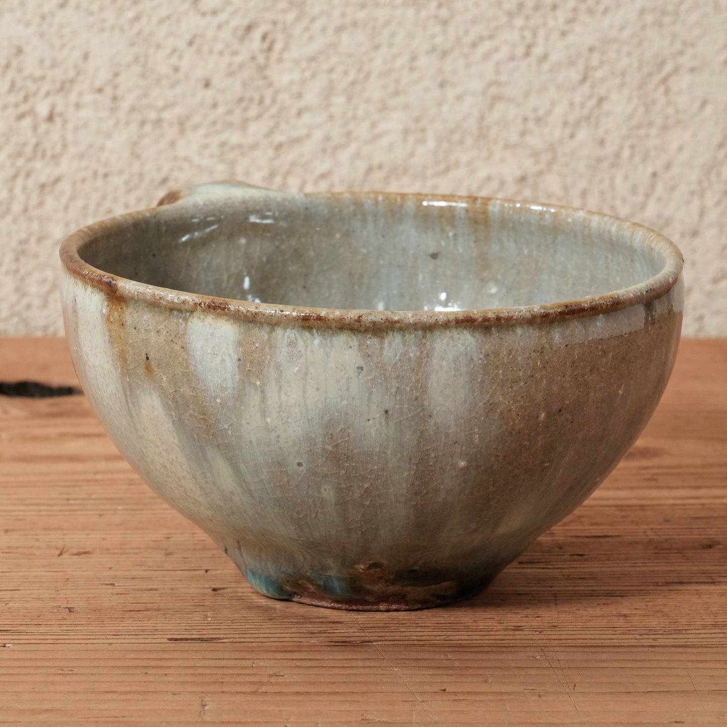 [ 田尾 明子 ] 片手スープカップ ワラ釉 幅約15.5cm