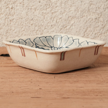 [ 加藤 喜道 ] 絵付け □小鉢 幅約11.5cm 赤絵・金彩 A